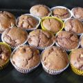 Schoko - Apfel - Muffins