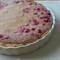 Tarte à la ricotta et aux framboises