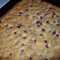 Kirschkuchen mit Makronenflecken