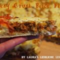 ♥ Cheesy Crust Rice Pizza ♥