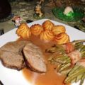 Lammkeule im Bratschlauch gegart