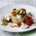 Couscous mit Erdbeeren