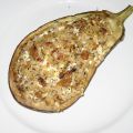 Auberginen mit Feta-Walnuss-Reis