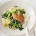 Lauch-Mangold-Eintopf mit Pfeffer