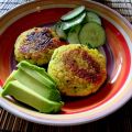 Kartoffel-Couscous-Laibchen mit Gurkensalat -[...]