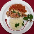 Hähnchenfilet mit Roqueforthaube und[...]