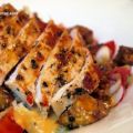 Salat mit mariniertem Halloumi und scharfer[...]