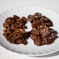 schokoladige und gefrorene Schoko Crunchies
