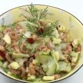 Lecker Salat aus Nordseekrabben