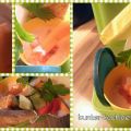 Toast- Ecken und Paprikafrischkäse-Dip