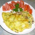 Omelett mit Champignons und Camembert