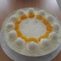 Raffaelo - Torte mit Aprikosen