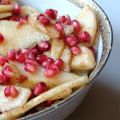 Gewürzte Birnen mit Granatapfel