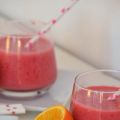 trink dich fit - Orangen Smoothie mit Himbeeren