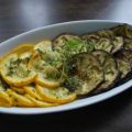 Thymianhonig-marinierte Auberginen und Zucchini