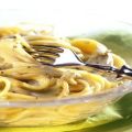 Spaghetti mit Lachscreme