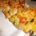 Pizza: Garnelen-Mango-Pizza