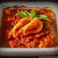 Garides saganaki......