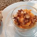 Süßkartoffelaufstrich mit Topping