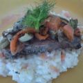 Schweinebraten mit Fenchelrisotto