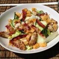 Ceaser-Salad mit Tomatenbrotcroutons