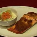 Rosa Räuber an Gurkentagliatelle - Lachs mit[...]