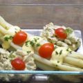 Spargel mit Champignonsoße