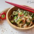 Scharfer asiatischer Gurkensalat