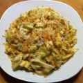 Bandnudeln mit Zucchini-Gorgonzola-Sauce