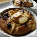 Clafoutis mit Äpfeln und Schokolade