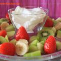 Obstteller mit Mascarponecreme