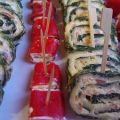 Fingerfood - Lachsröllchen mit zweierlei Füllung