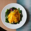 Zucchininudelsalat mit Mangodressing - oder 