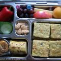 Planetbox-Lunch: Zucchini-Schnitte