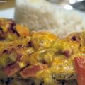 Überbackenes Tikka-Curry-Huhn