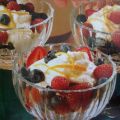 Quarkdessert mit Beeren