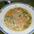 Tomaten-Hähnchen-Suppe
