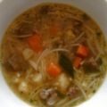 Trappers Rindfleischsuppe mit Grießklöschen und[...]