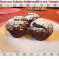 Muffins: Schoko-Hafermuffins mit Datteln