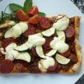 Zucchini-Chorizo-Blätterteigkuchen mit[...]