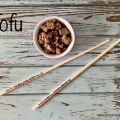 Tofu in Erdnuss-Tahin-Marinade