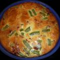 Quiche mit Bohnen und Schnitzelfleisch