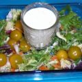 Gemischter Salat mit Mozzarelladressing