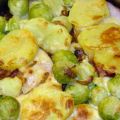 Rosenkohl-Kasseler-Pfanne