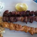 Souvlaki - Gegrilltes Fleisch am Spieß