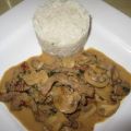 Schweinegeschnetzeltes mit Champignons