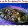 Auflauf: Red Curry-Schnitzel im Gemüsebeet
