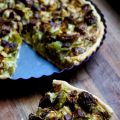 Vegane Rosenkohl-Quiche