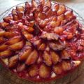 Pflaumenkuchen mit Kartoffelteig