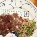 Feta-Frikadelle mit Bulgursalat
